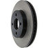 120.62072 by CENTRIC - Disc Brake Rotor - Front, 10.07 in. OD, Vented Design, 4 Lug Holes, Coated Finish