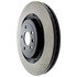 120.65154 by CENTRIC - Disc Brake Rotor - Front, 13.85 in. OD, Vented Design, 5 Lug Holes, Coated Finish