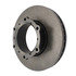 120.75006 by CENTRIC - Disc Brake Rotor - Front, 13.7 in. O.D, Vented Design, 6-Bolt Holes