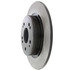 120.40093 by CENTRIC - Disc Brake Rotor - Rear, 11.1 in. O.D, Solid Design, 5 Lugs, Coated Finish