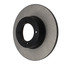 120.42011 by CENTRIC - Disc Brake Rotor - Front, 10.66 in. OD, Solid Design, 4 Bolt Holes, Coated Finish