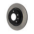120.45064 by CENTRIC - Disc Brake Rotor - Rear, 11.00 in. OD, Solid Design, 5 Lug Holes, Coated Finish