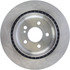 121.35039 by CENTRIC - C-Tek™ Disc Brake Rotor - Rear, Standard, Vented, Plain, 5 Lug Holes