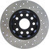 127.33131CL by CENTRIC - Sportstop Cryo Drilled & Slotted Rotor, Left