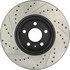 127.33136L by CENTRIC - Slotted Drilled Rotor