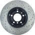 127.34024R by CENTRIC - Slotted Drilled Rotor