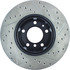 127.34024R by CENTRIC - Sport Drilled & Slotted Rotor, Right