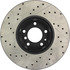 127.34031L by CENTRIC - Slotted Drilled Rotor