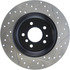 127.34032R by CENTRIC - Slotted Drilled Rotor