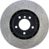 Centric 127.34039CR Disc Brake Rotor Sportstop Cryo Drilled & Slotted Rotor, Right