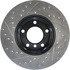 127.34045L by CENTRIC - Slotted Drilled Rotor