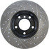 127.34045R by CENTRIC - Slotted Drilled Rotor