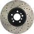 127.34050CL by CENTRIC - Sportstop Cryo Drilled & Slotted Rotor, Left