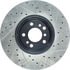127.34050CR by CENTRIC - Sportstop Cryo Drilled & Slotted Rotor, Right