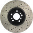 127.34050L by CENTRIC - Slotted Drilled Rotor