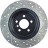 127.34051R by CENTRIC - Slotted Drilled Rotor