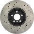 127.34060L by CENTRIC - Slotted Drilled Rotor