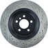 127.34061R by CENTRIC - Slotted Drilled Rotor