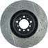 127.34063R by CENTRIC - Slotted Drilled Rotor