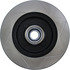 Centric 126.61026CSR Disc Brake Rotor and Hub Assembly Cryo Sport Slotted Rotor, Right