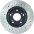 H19016-250R by CENTRIC - Slotted Drilled Rotor