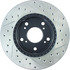 127.40056R by CENTRIC - Slotted Drilled Rotor