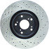 127.40057R by CENTRIC - Slotted Drilled Rotor