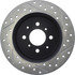 127.40060R by CENTRIC - Slotted Drilled Rotor