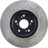 127.40062R by CENTRIC - Slotted Drilled Rotor