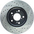 127.40064R by CENTRIC - Slotted Drilled Rotor