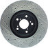 Centric 127.40071L Disc Brake Rotor Slotted Drilled Rotor