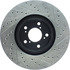 127.40071R by CENTRIC - Slotted Drilled Rotor