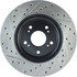 127.40073L by CENTRIC - Slotted Drilled Rotor