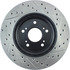 127.40073R by CENTRIC - Slotted Drilled Rotor