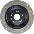 127.40077L by CENTRIC - Slotted Drilled Rotor