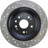127.40077R by CENTRIC - Slotted Drilled Rotor