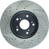 127.40086L by CENTRIC - Slotted Drilled Rotor