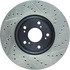 127.40086R by CENTRIC - Slotted Drilled Rotor