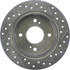 127.42016R by CENTRIC - Slotted Drilled Rotor