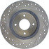 127.42021L by CENTRIC - Slotted Drilled Rotor