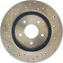 127.42037L by CENTRIC - Slotted Drilled Rotor