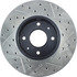 127.42055R by CENTRIC - Slotted Drilled Rotor