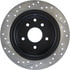 Centric 127.42073CL Disc Brake Rotor Sportstop Cryo Drilled & Slotted Rotor, Left