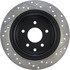 127.42073R by CENTRIC - Slotted Drilled Rotor