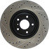 127.42080CL by CENTRIC - Sportstop Cryo Drilled & Slotted Rotor, Left