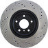 127.42080CR by CENTRIC - Sportstop Cryo Drilled & Slotted Rotor, Right