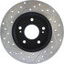 127.42059L by CENTRIC - Slotted Drilled Rotor