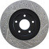 127.42070R by CENTRIC - Slotted Drilled Rotor