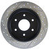 Centric 127.42081CL Disc Brake Rotor Sportstop Cryo Drilled & Slotted Rotor, Left