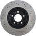 127.42080R by CENTRIC - Slotted Drilled Rotor